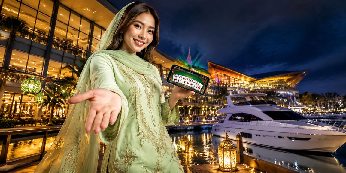 Pemain rummy menikmati permainan sempena Hari Raya melalui platform 409 di Terengganu